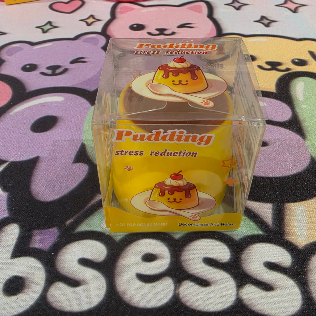 Crunchy Pudding Squishy - 1pc