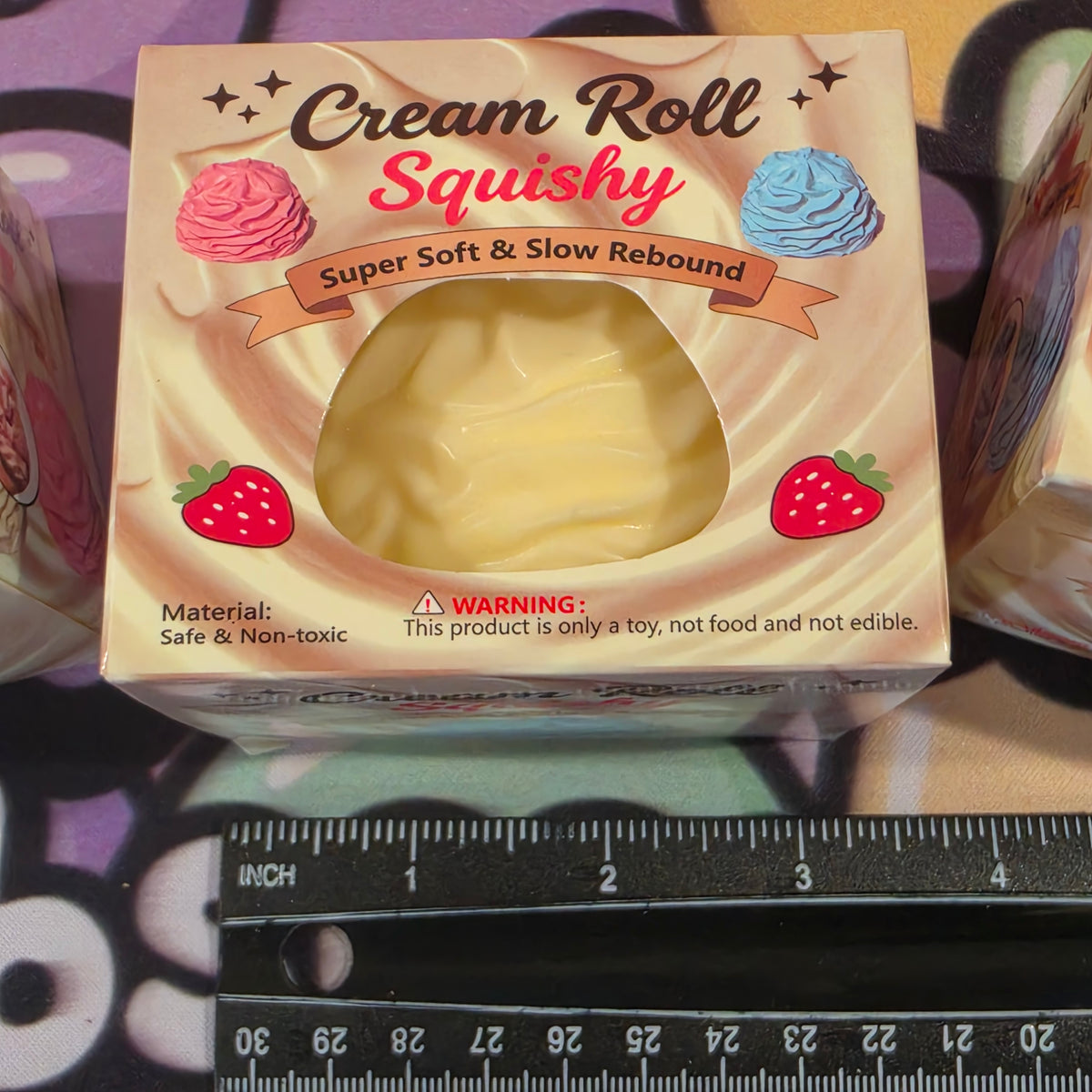 Crunchy Creamroll Squishy - 1pc (Cream)