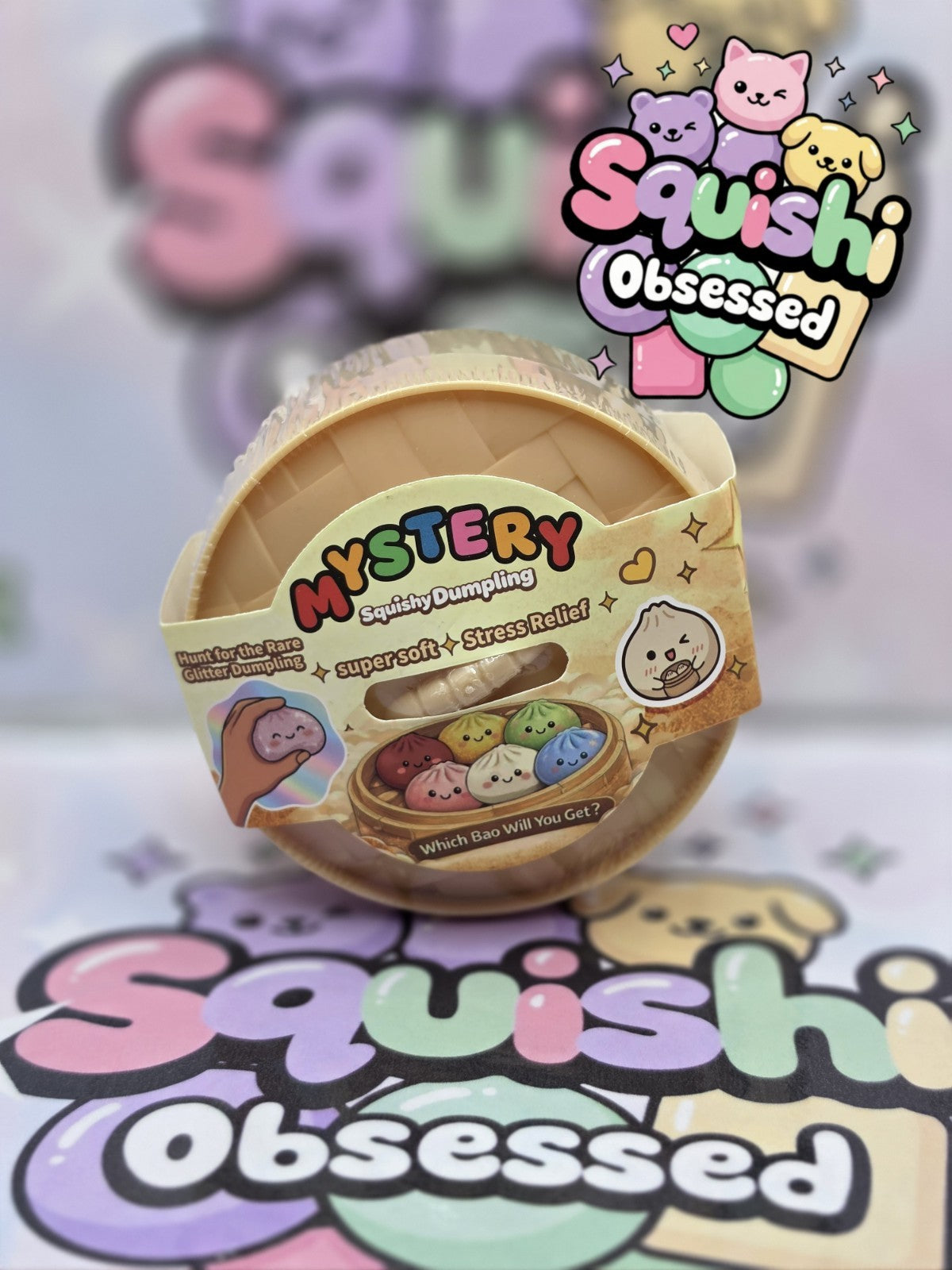  MYSTERY Dumpling Squishy Bao Bun • Blind Box Toy!  Great Quality, Brand NEW7