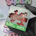 100% AUTHENTIC MINECRAFT Redstone Ore Jelly Cubes Squishy by Just Toys *RED* 1pc0