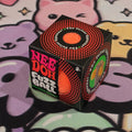 100% Authentic Schylling NeeDoh Fuzz Ball In Orange -The Velvet Squeeze - 1pc0