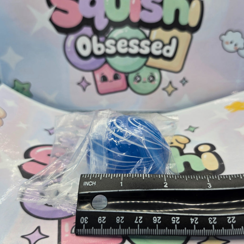 100% Authentic Playside Creations 3 Pack Marble Swirl Squishy Balls - Gel Filled12