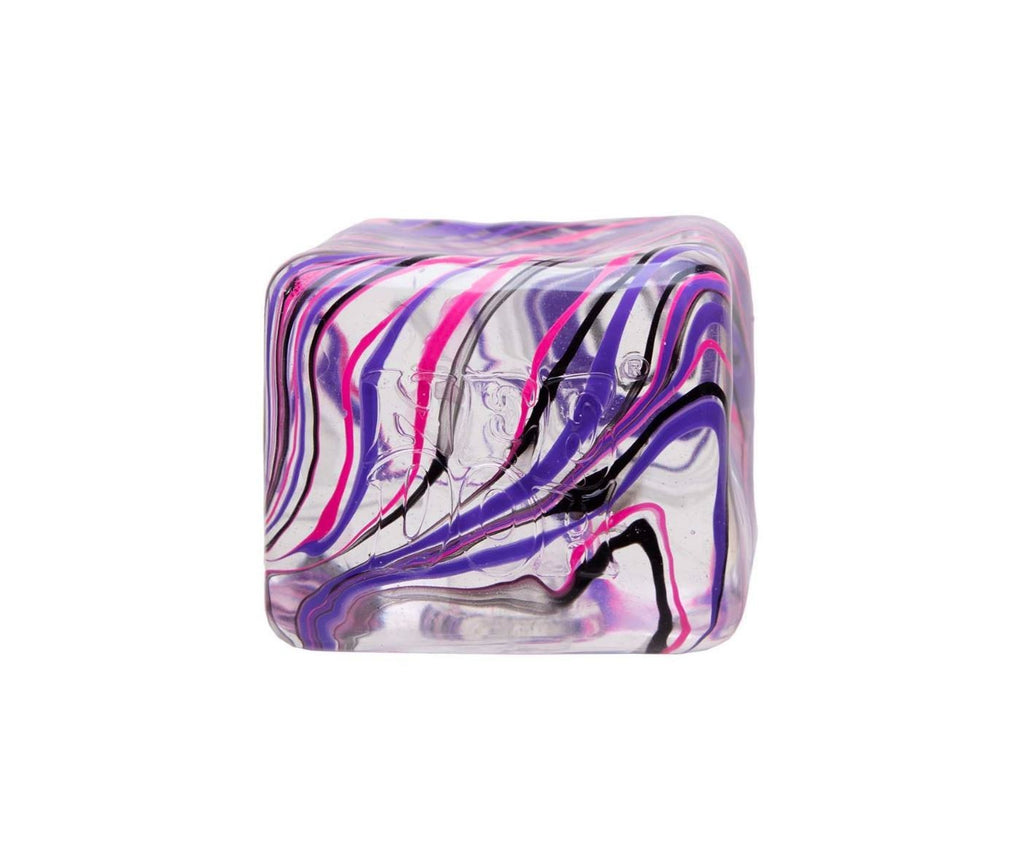 100% Authentic Schylling NeeDoh Nice Berg Swirl - Black/Pink/Purple 1pc7