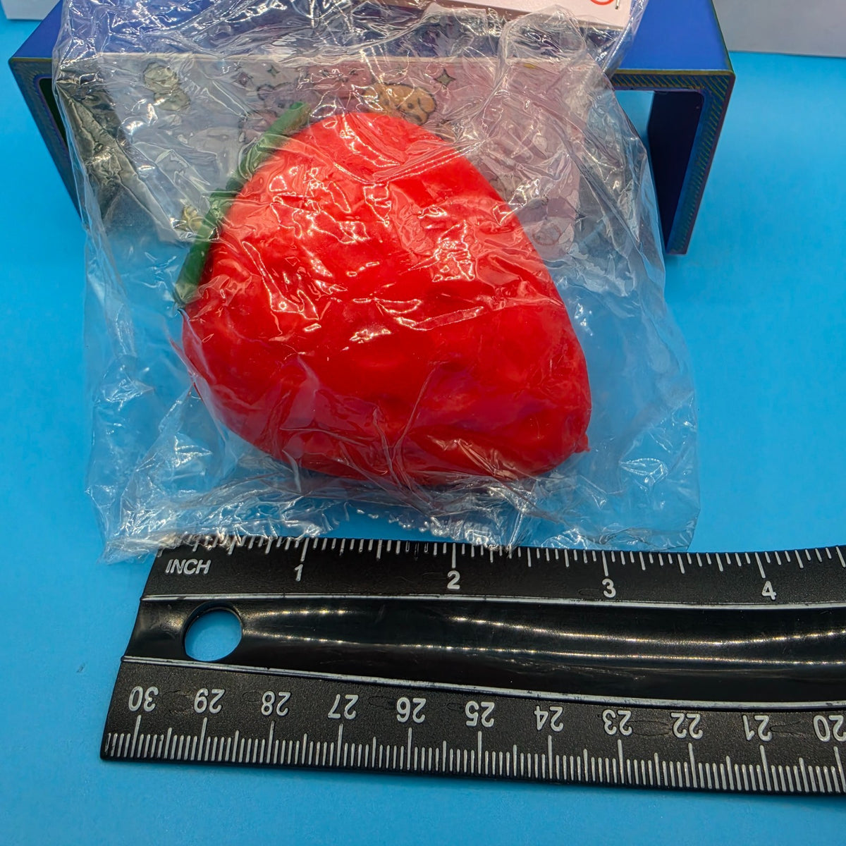   Strawberry Squishy *Cloud Dough Filled* 3 inches - fits in palm perfectly!1