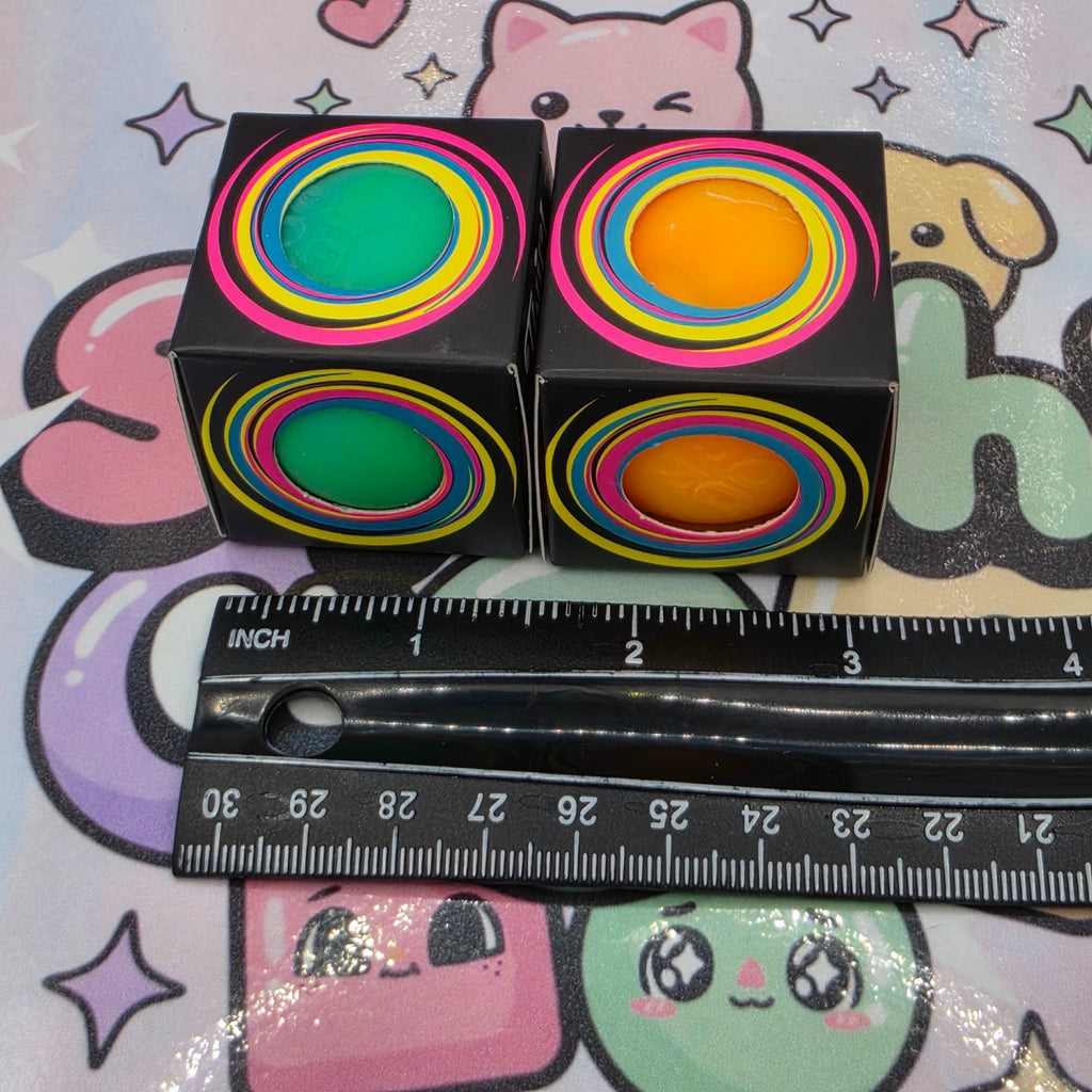   100% Authentic Schylling Needoh Teenie Twirl Groovy Glob Squishy 2Pack Bundle1