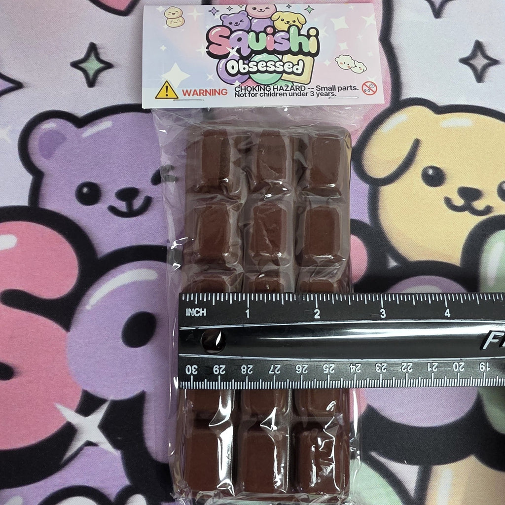 Realistic Large Chocolate Bar Scented Super Slow Rise Foam Squishy Toy - 1PC  2