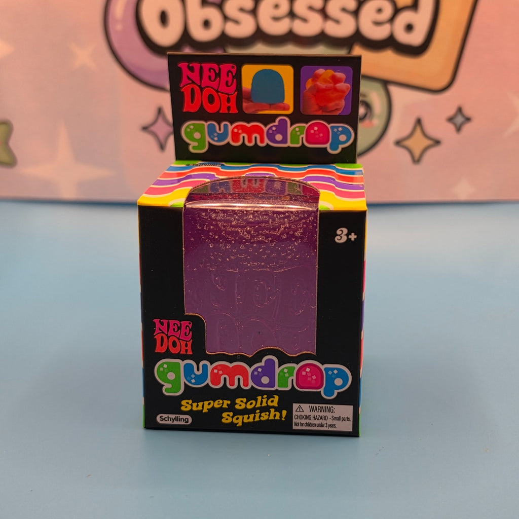 100% Authentic Schylling NeeDoh Gumdrop 2" Squishy Toy  1pc PURPLE 3