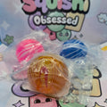 100% Authentic Playside Creations 3 Pack Marble Swirl Squishy Balls - Gel Filled0