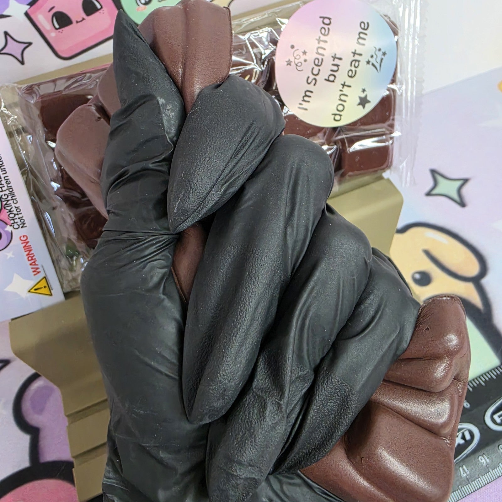Realistic Large Chocolate Bar Scented Super Slow Rise Foam Squishy Toy - 1PC  4