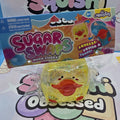 100% Authentic ORB Curiosities Sugar Swaps Duck Cube Glitter Squishy- 1pc Yellow0
