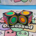   100% Authentic Schylling Needoh Teenie Twirl Groovy Glob Squishy 2Pack Bundle0