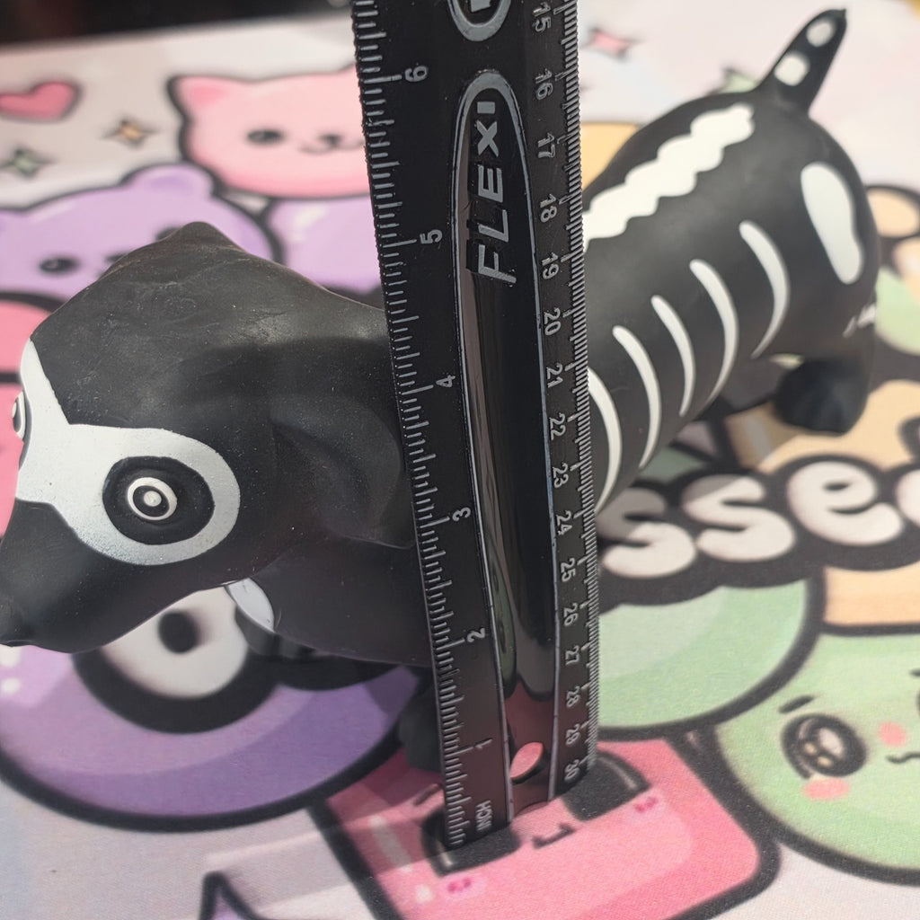 100% Authentic Halloween Toymendous Skeleton Weenie Dog Squishy Cotton Fill 1pc4