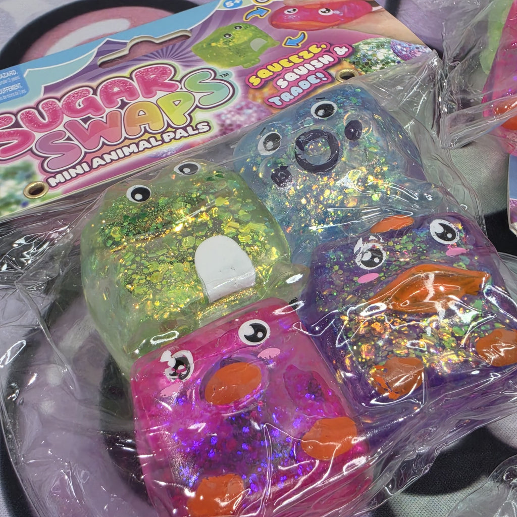100% Authentic ORB Curiosities Sugar Swaps GLITTER MINI ANIMAL PALS *4pcs/pack*0