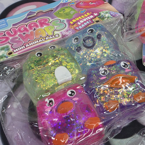 100% Authentic ORB Curiosities Sugar Swaps GLITTER MINI ANIMAL PALS *4pcs/pack*0