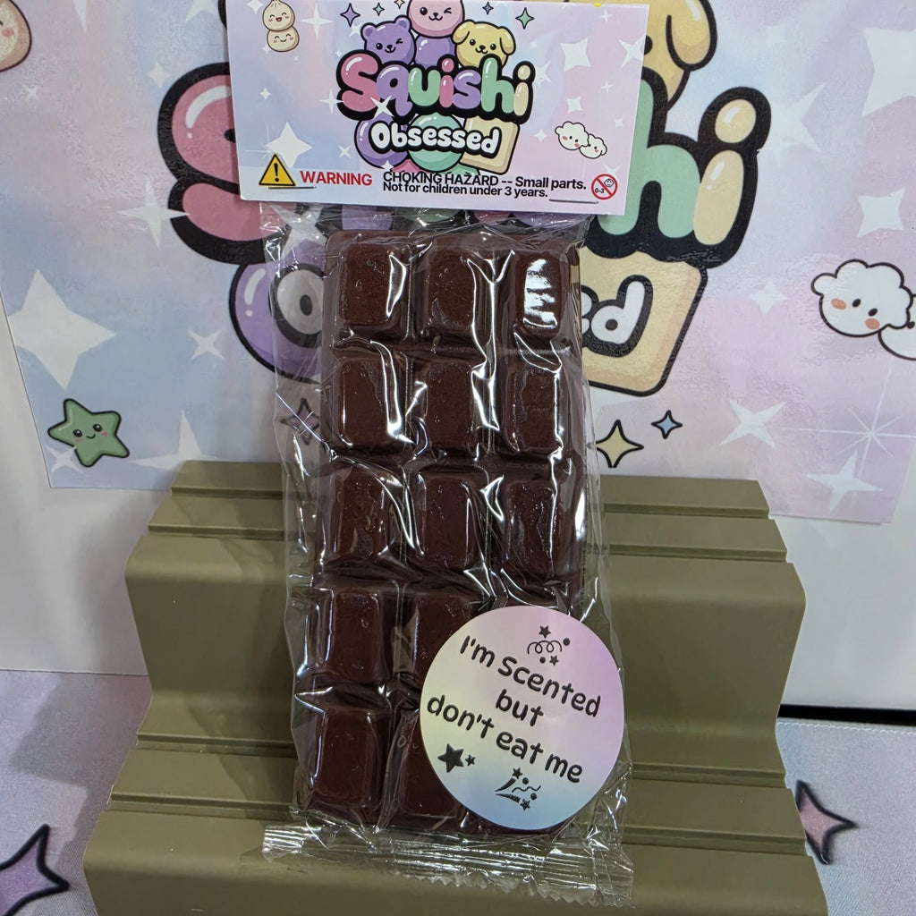 Realistic Large Chocolate Bar Scented Super Slow Rise Foam Squishy Toy - 1PC  5