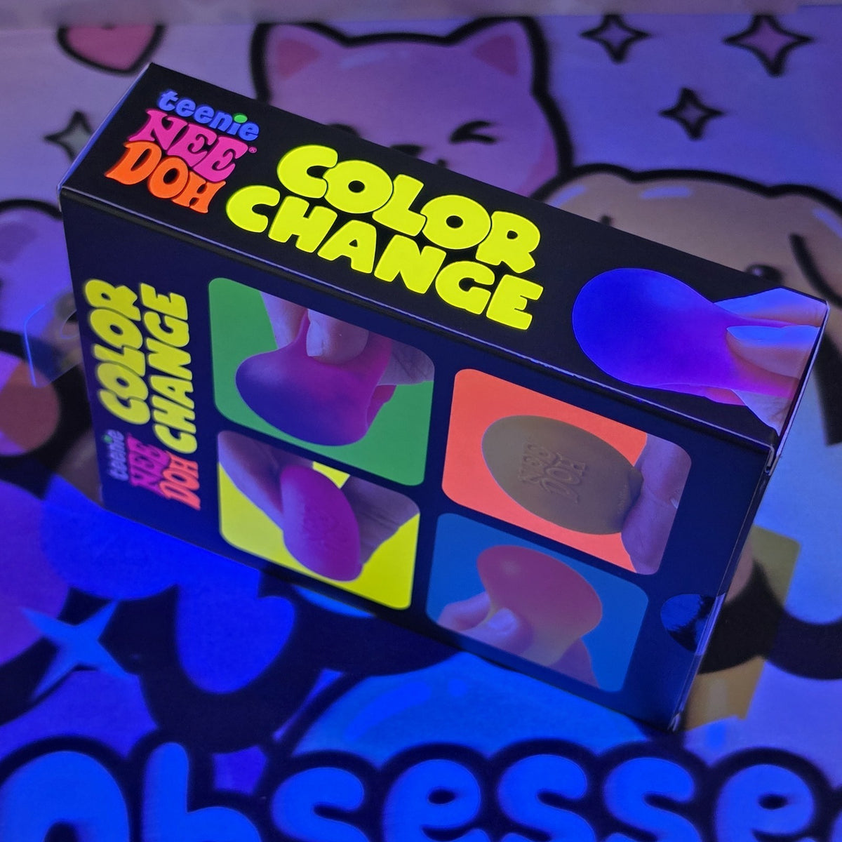 100% Authentic Schylling Teenie NeeDoh Color Change 4 Pack   Brand New, Sealed3
