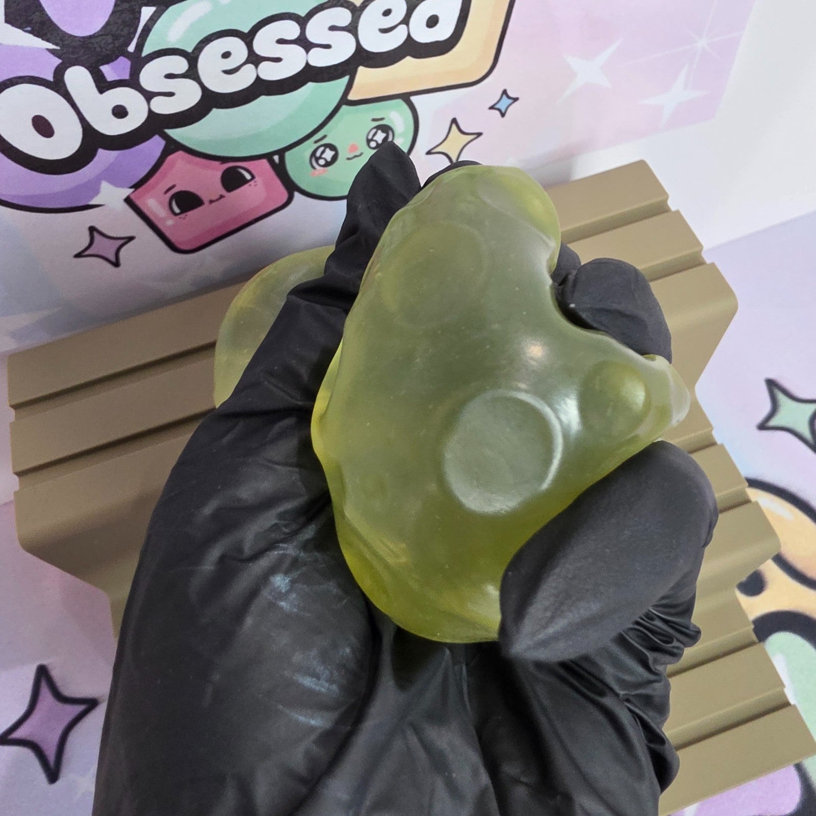 Cute Gel Filled Cheese Squishy Cube 2x2 Inches * Brand New * Great Quality! 1 pc6