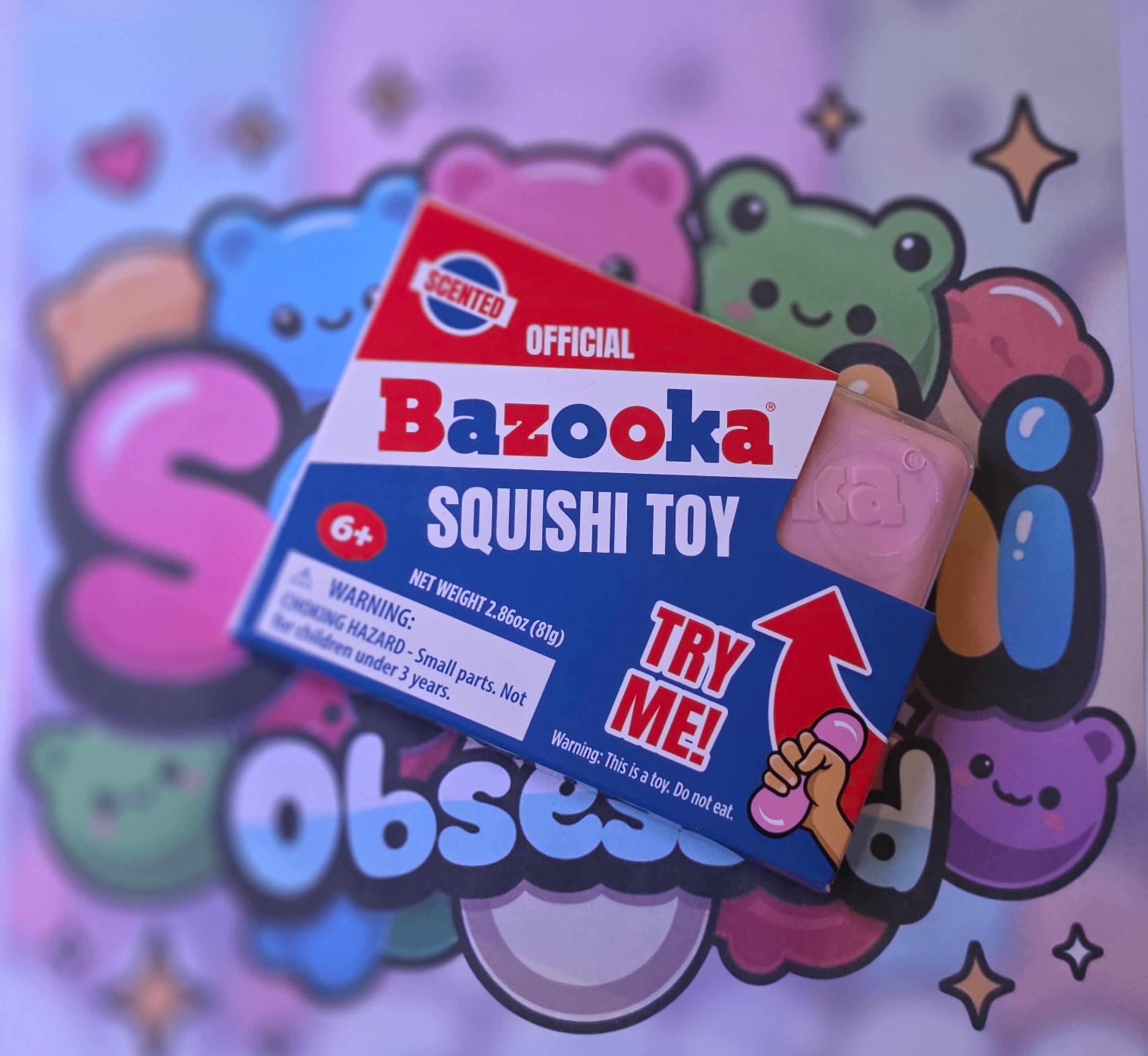 Bazooka Scented Squishi Squeeze Toy